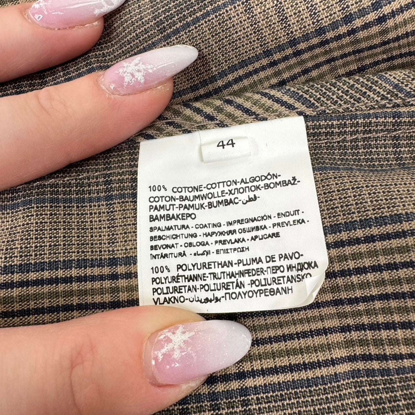 Y2K vintage Koan tartan trench jacket coat lightweight with belt/ hood archive