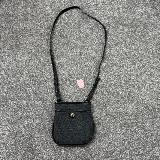 Y2K vintage DKNY small shoulder bag crossbody canvas o ring mini size