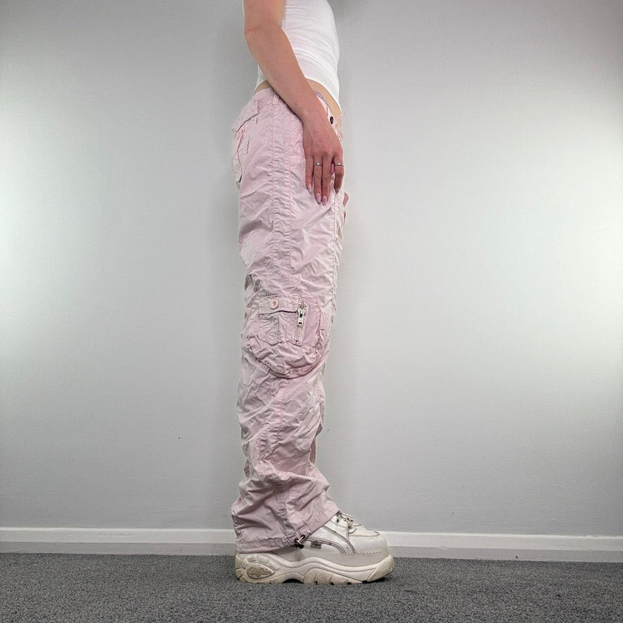 Y2K vintage low rise baggy cargo pants trousers