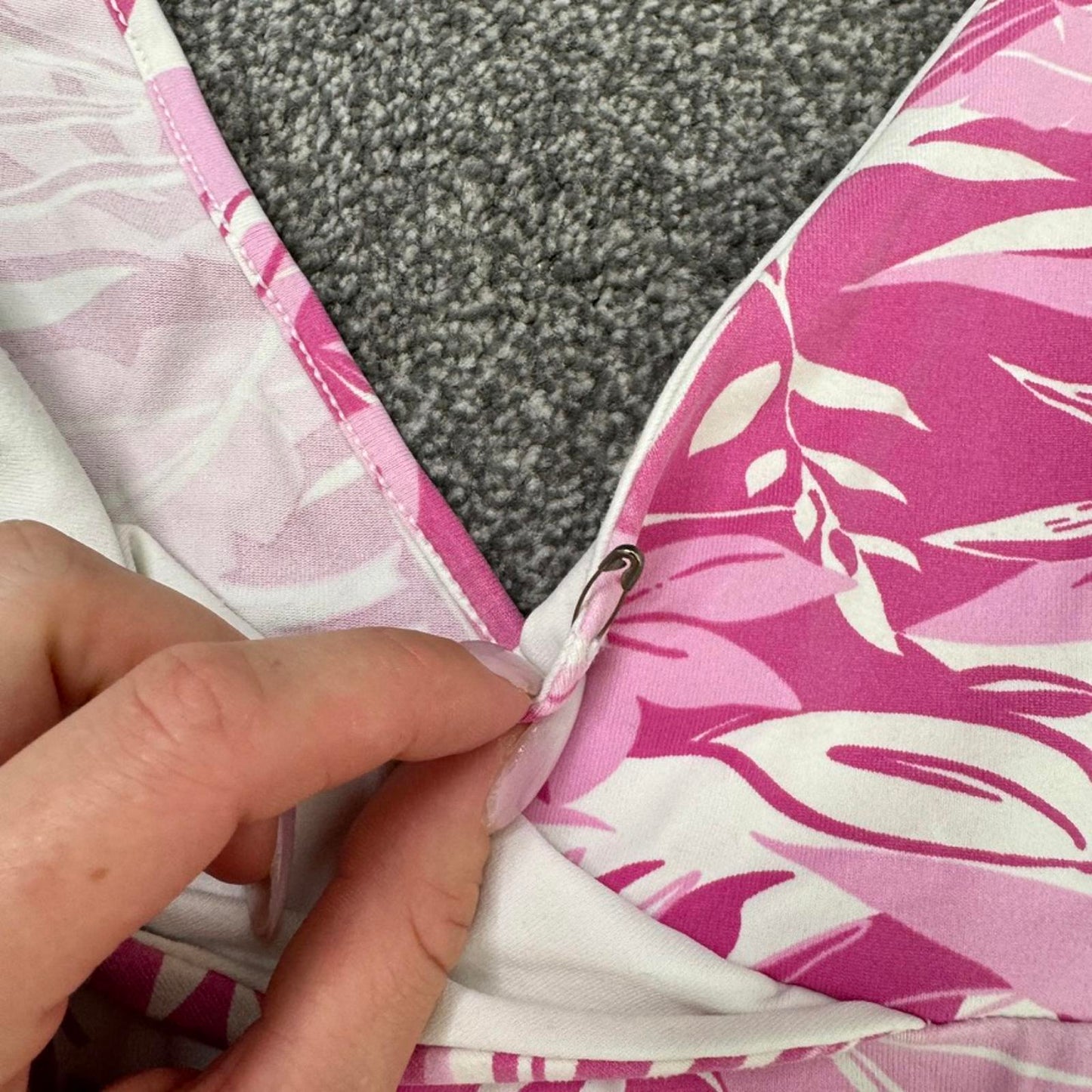 Y2K vintage Jane Norman mini dress palm tree fitted bows white pink