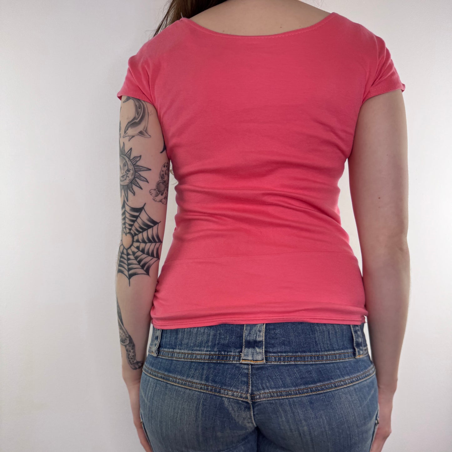 Y2K vintage graphic print fitted top