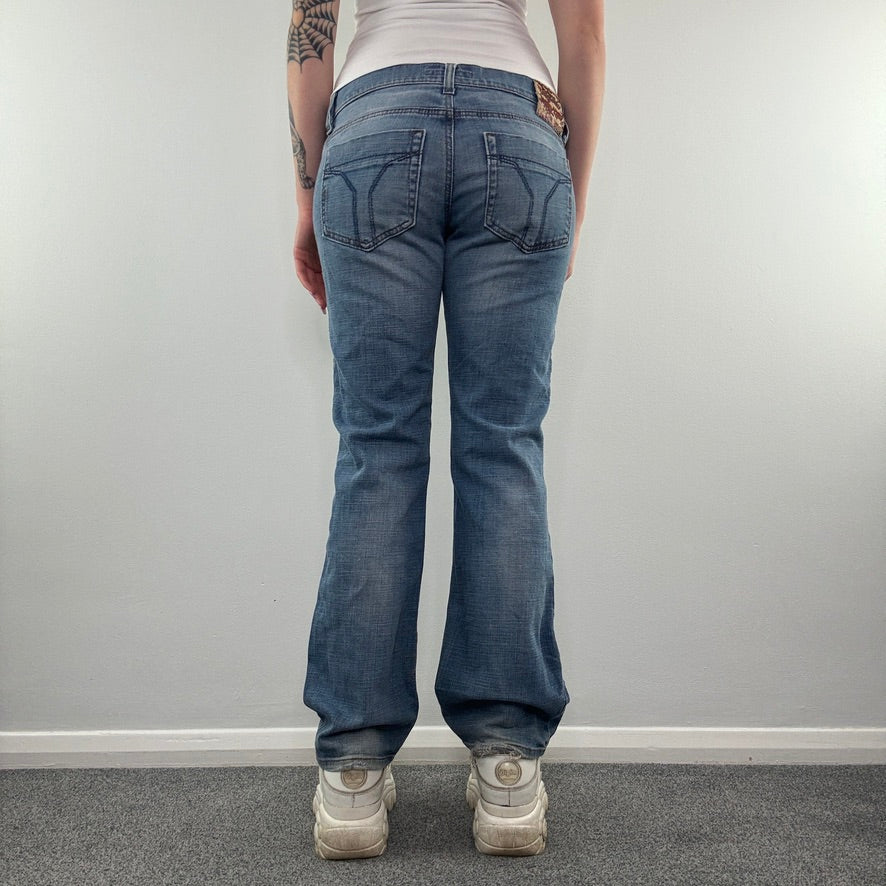 Y2K vintage Miss Sixty low rise bootcut denim jeans