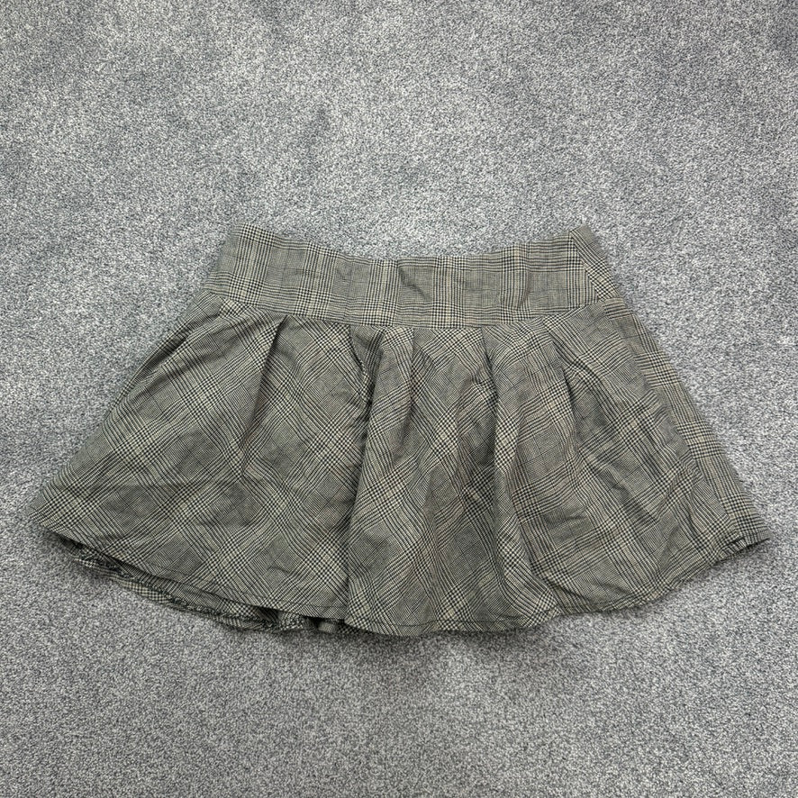 Y2K vintage houndstooth mini skirt