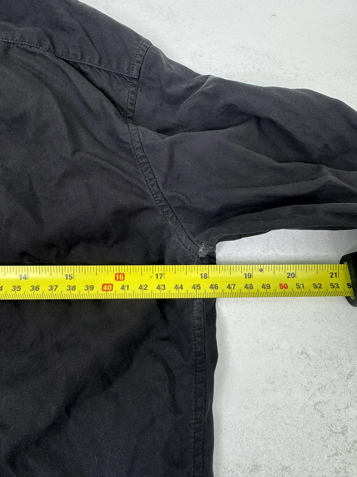 Saint Laurent uniform shirt long sleeve button up black tailored 100% cotton