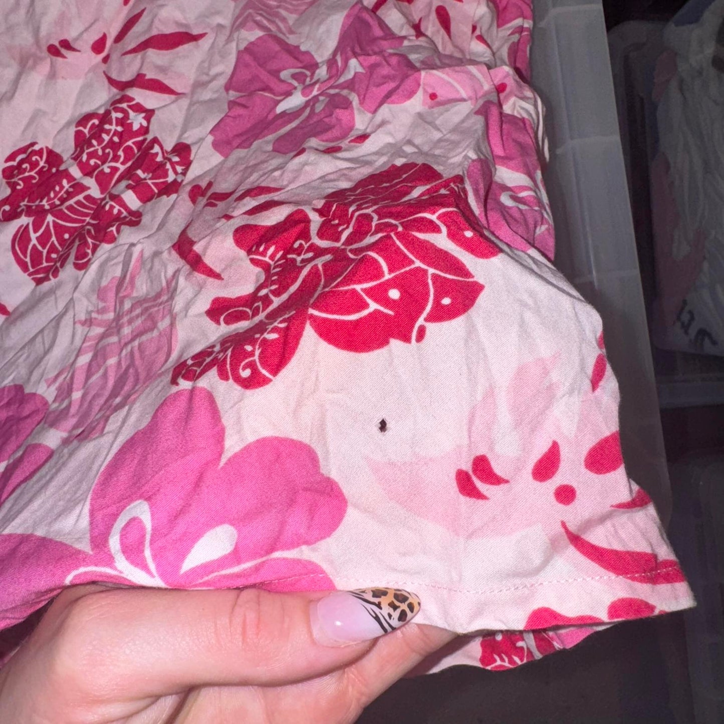 Y2K vintage floral hibiscus ruched bust midi dress summer strappy pink