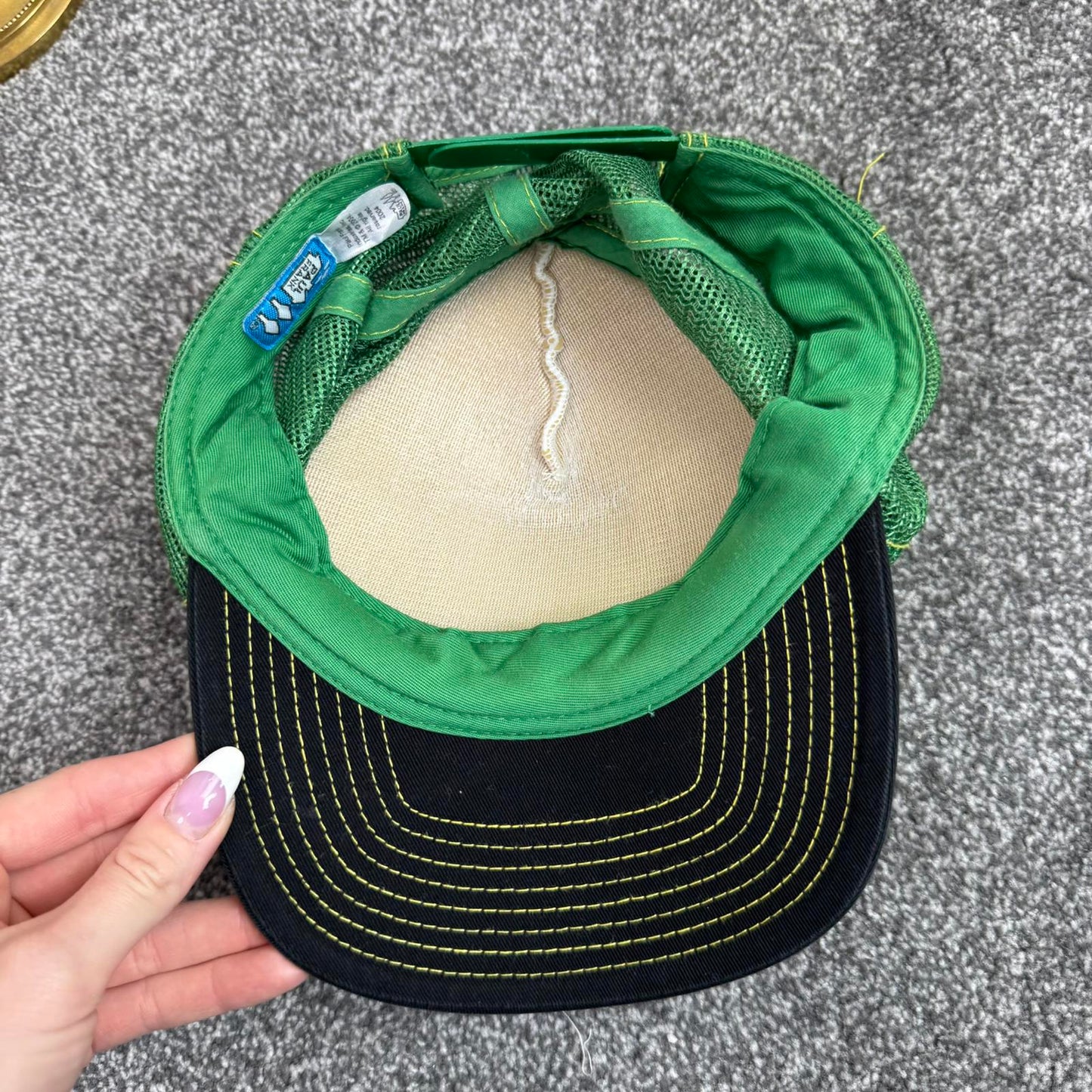 Y2K vintage Paul Frank John Deere trucker hat cap 2004 tractor