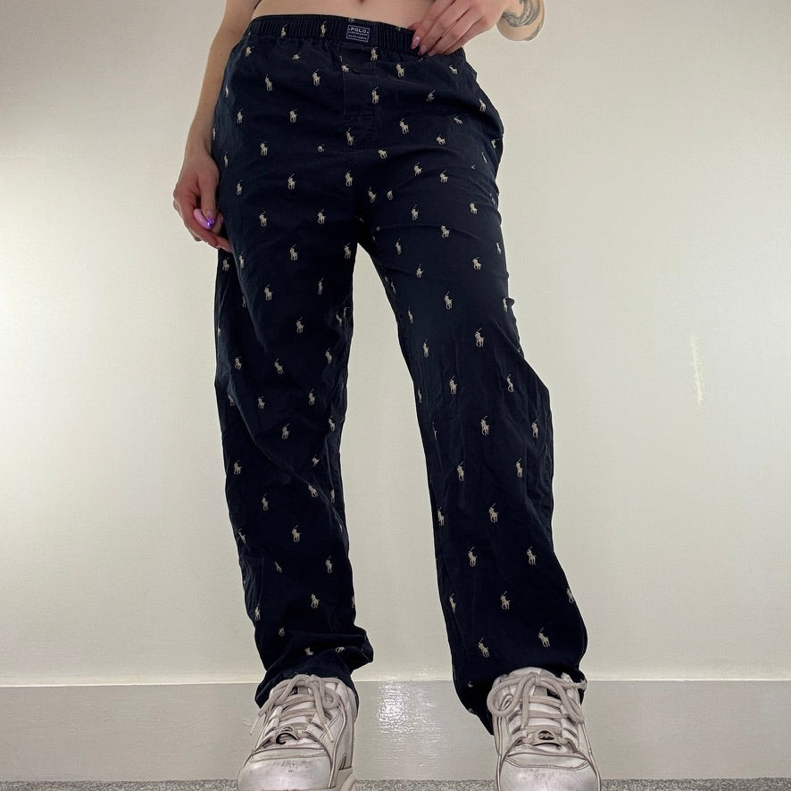 Ralph Lauren pyjama bottoms monogram baggy sleep trousers