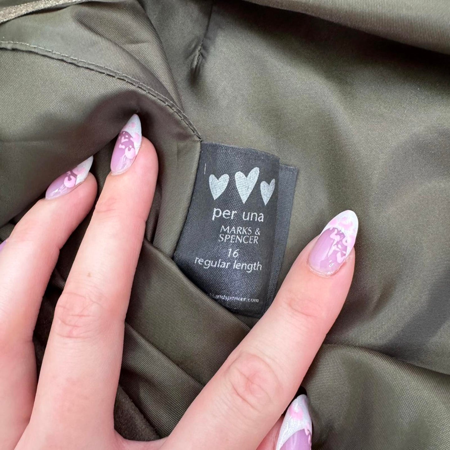 Y2K vintage Per Una maxi skirt faux suede soft material floral embroidered