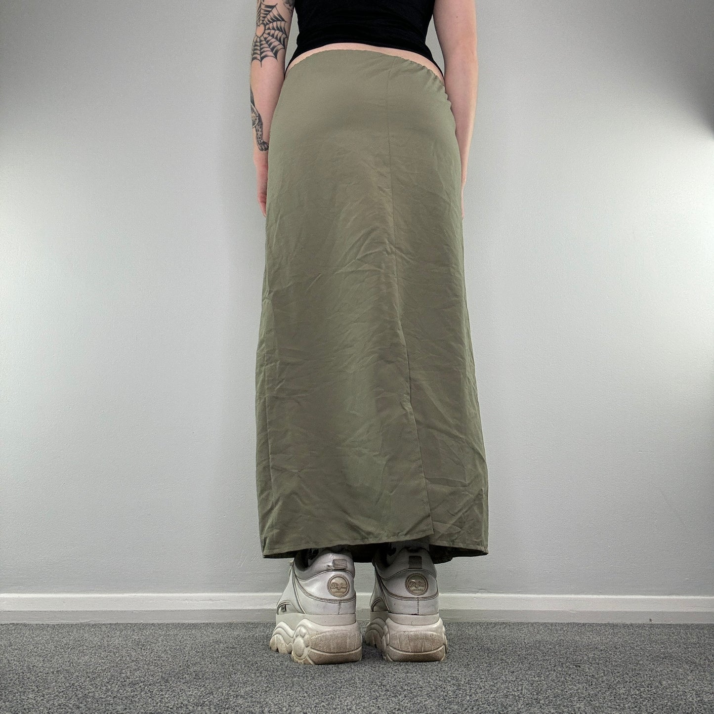 Y2K cargo maxi skirt