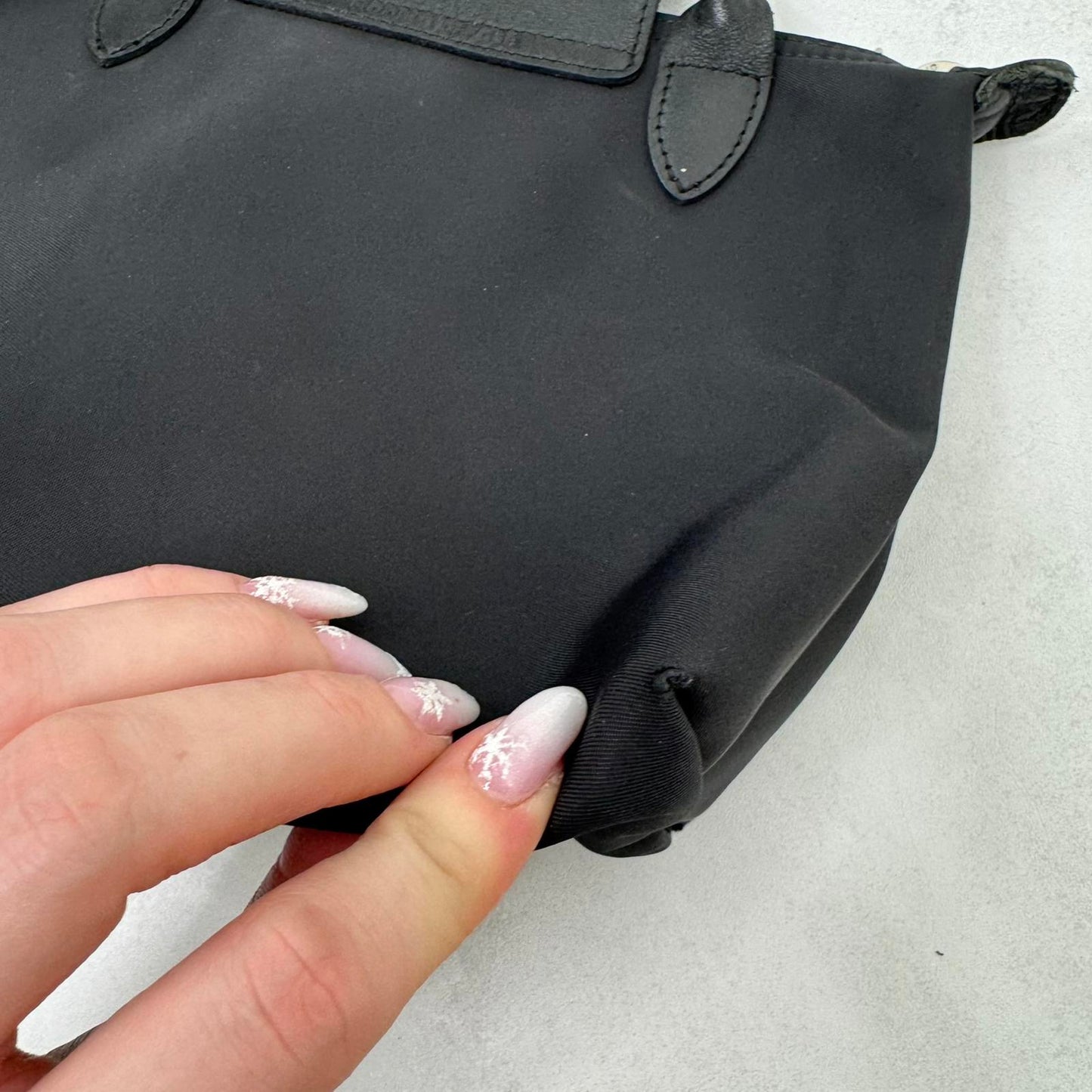 Longchamp Le Pliage bag small mini black