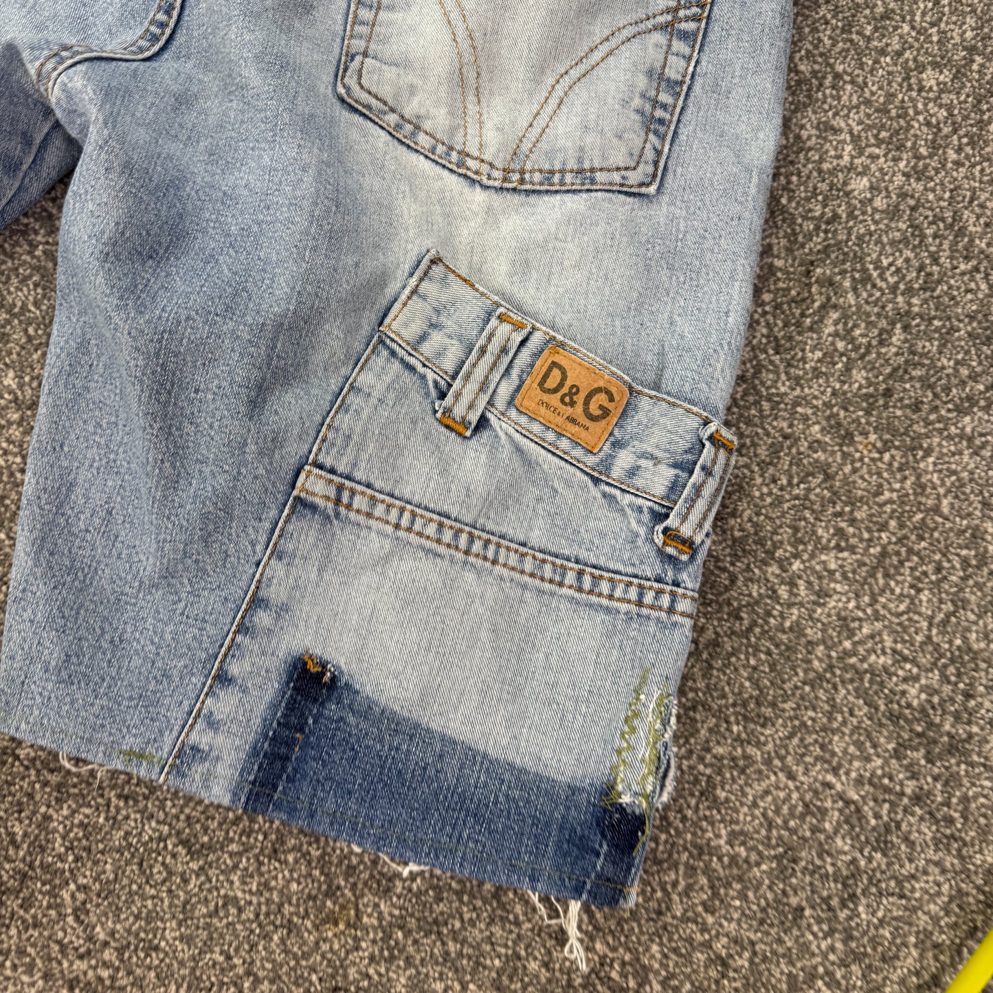 Y2K vintage Dolce & Gabbana denim shorts jorts