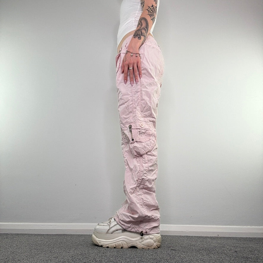 Y2K vintage low rise baggy cargo pants trousers