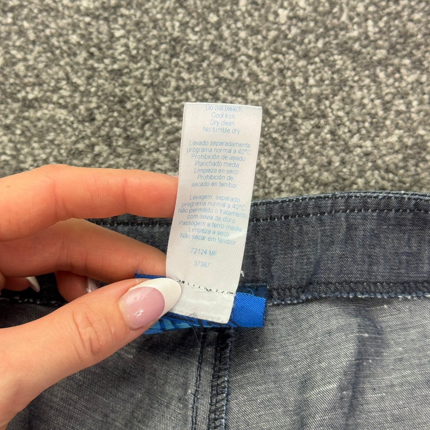 Y2K vintage Kenzo Jeans denim capri cropped jeans