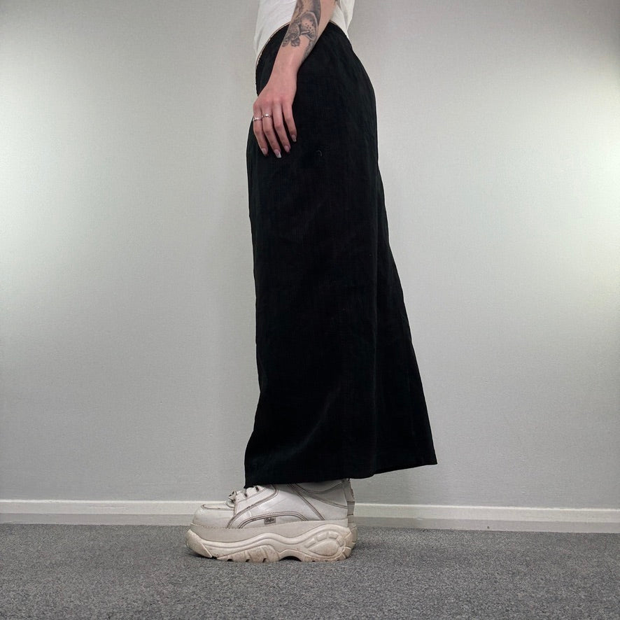 Y2K corduroy maxi skirt