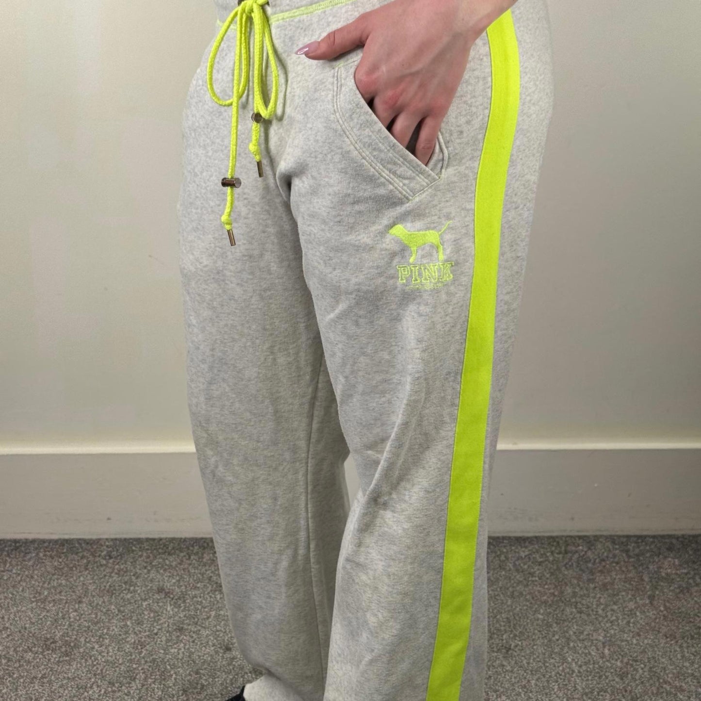 Vintage Victoria's Secret PINK joggers tracksuit bottoms baggy wide leg
