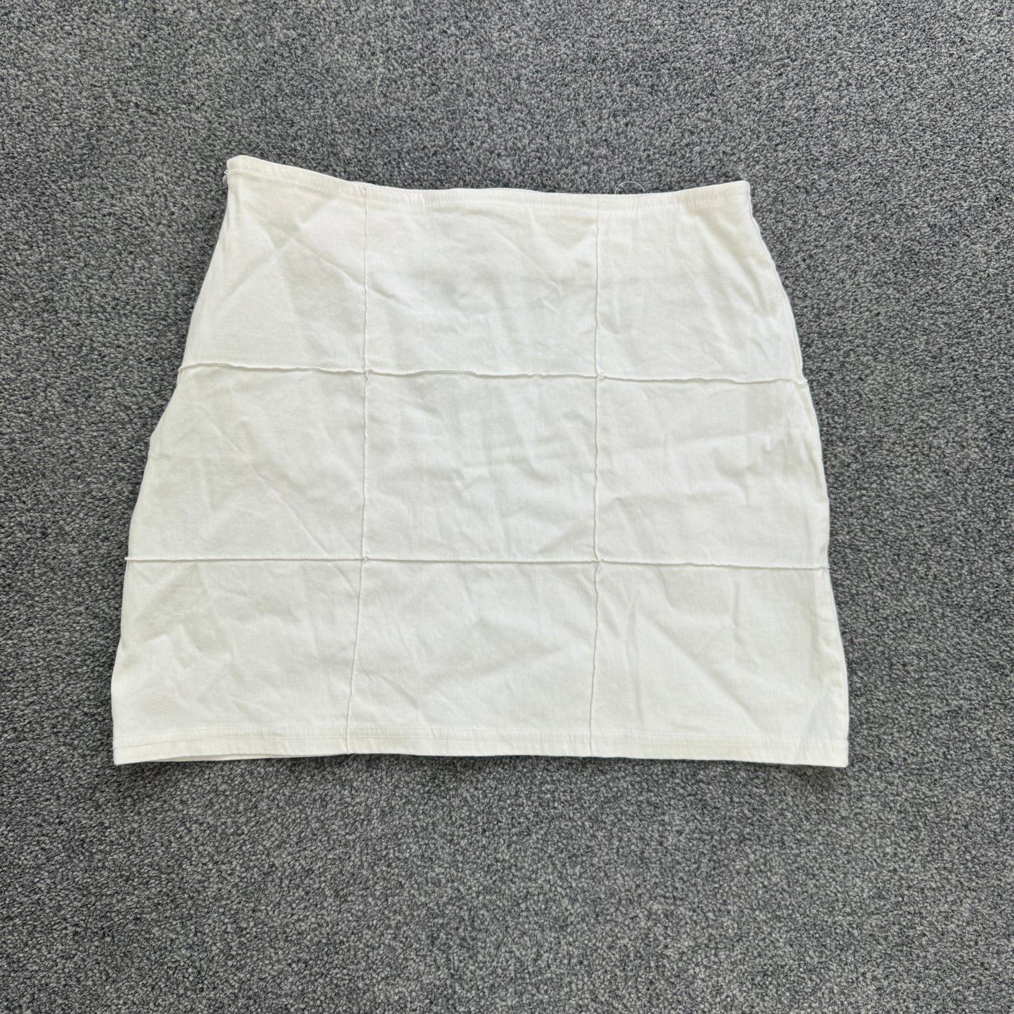 Y2K patchwork stretchy mini skirt