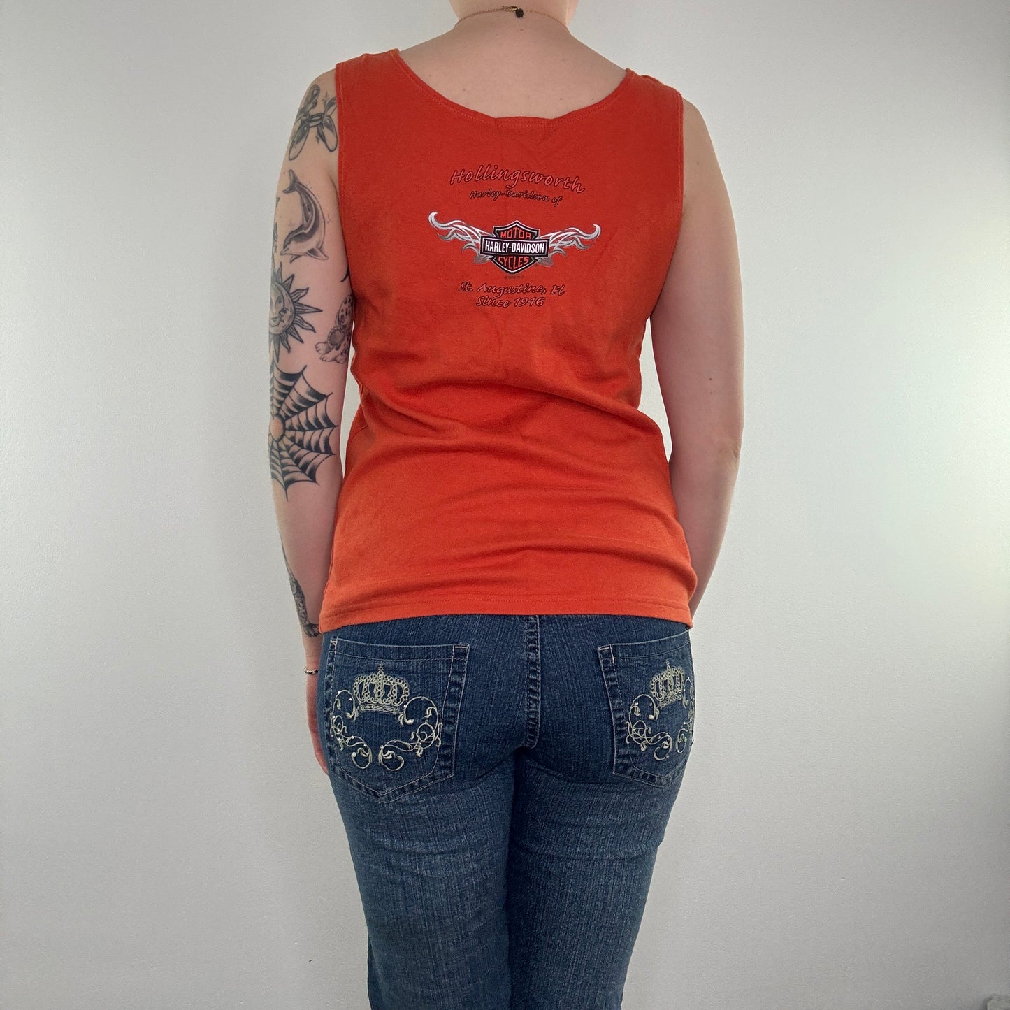 Y2K vintage Harley Davidson tank top