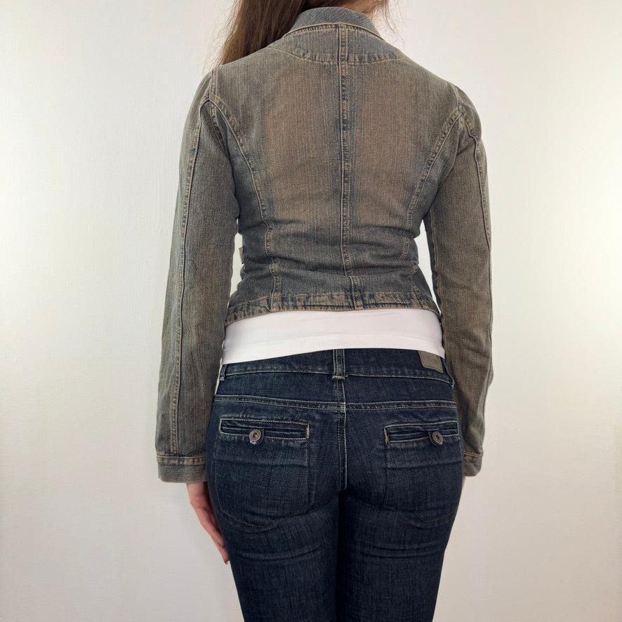 Y2K vintage archive button up denim jacket
