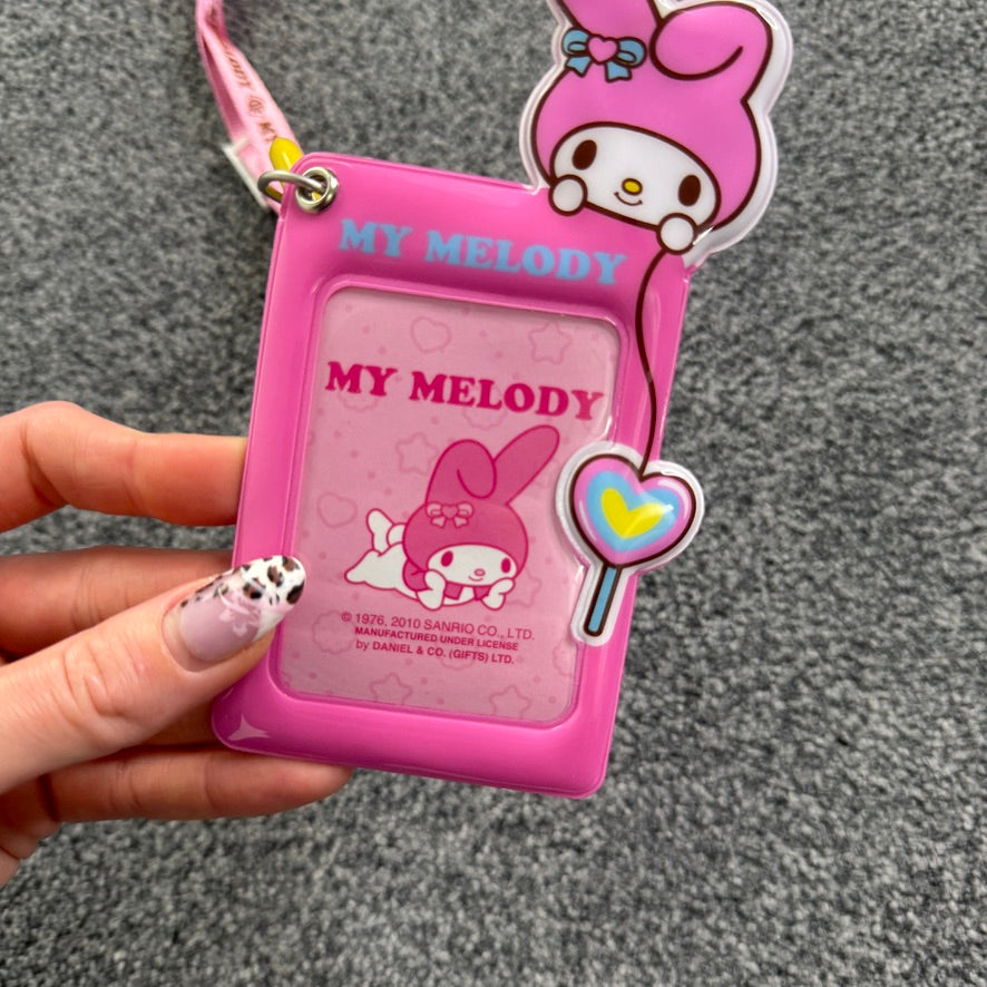 My Melody Sanrio 2010 ID card holder lanyard