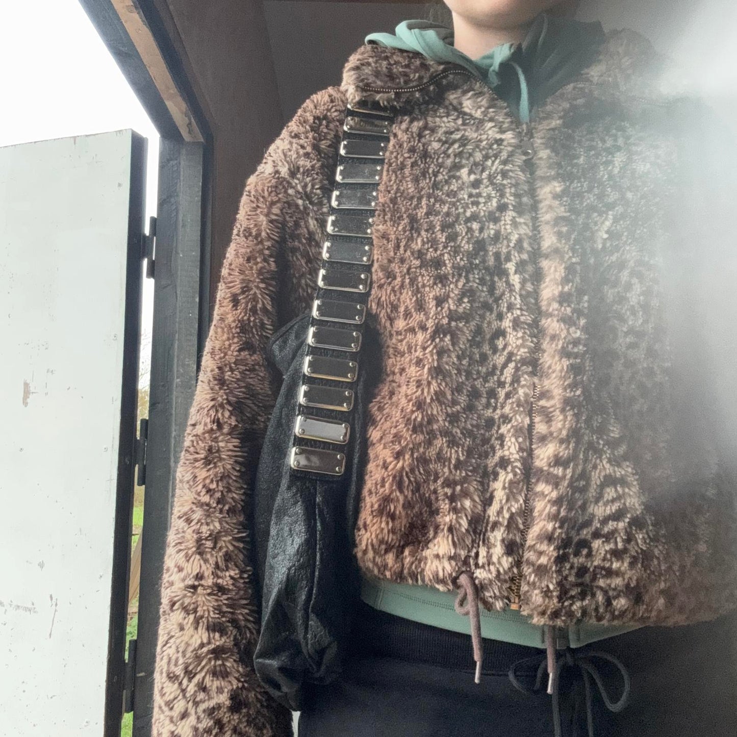 Y2K vintage Steve Madden shoulder bag metal slouchy boho medium size