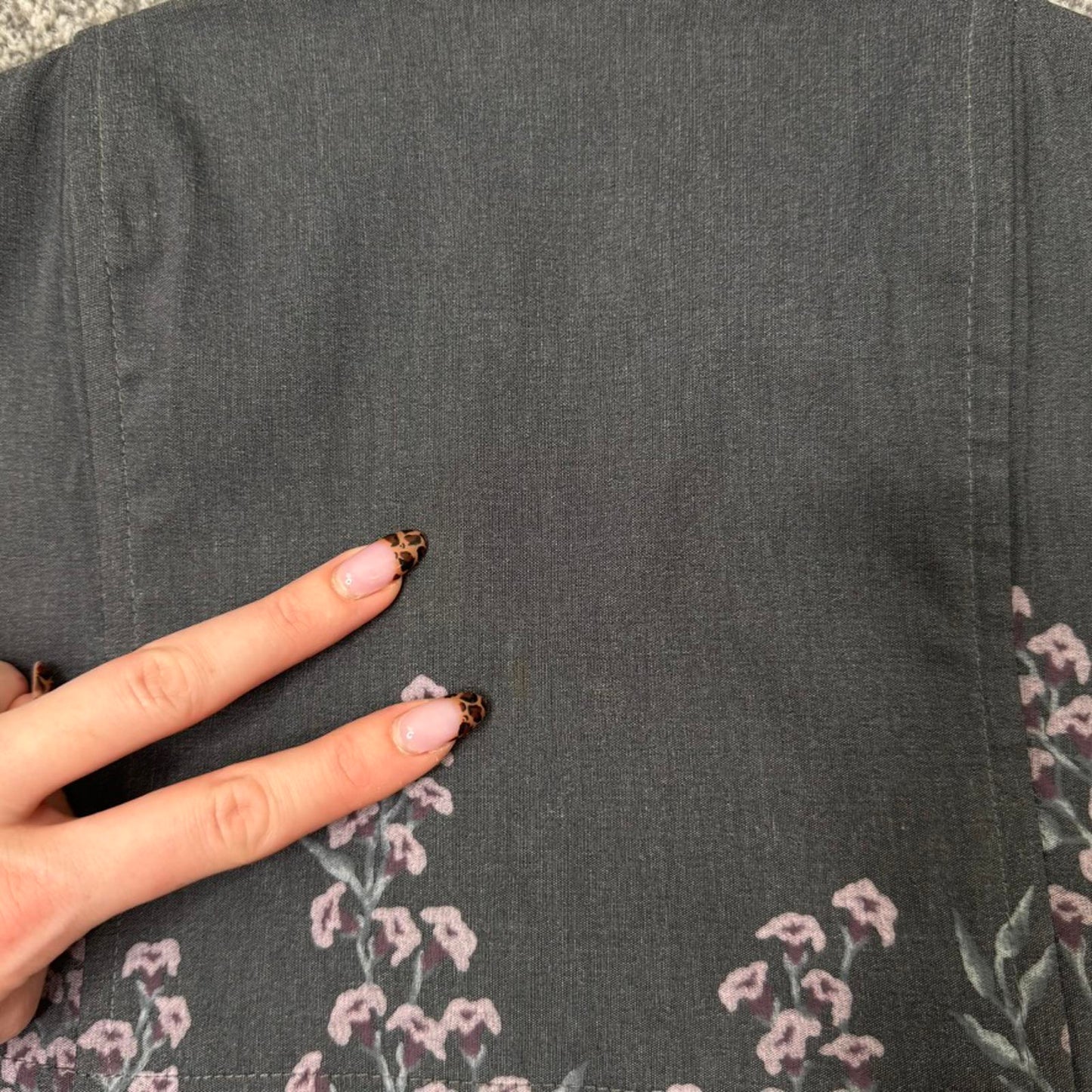Y2K vintage Morgan De Toi strapless top boob tube floral fitted cropped crop
