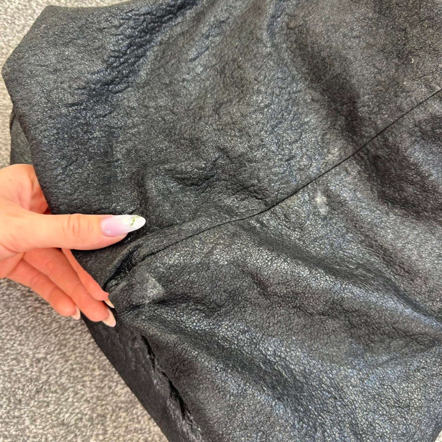 Y2K vintage Steve Madden shoulder bag metal slouchy boho medium size