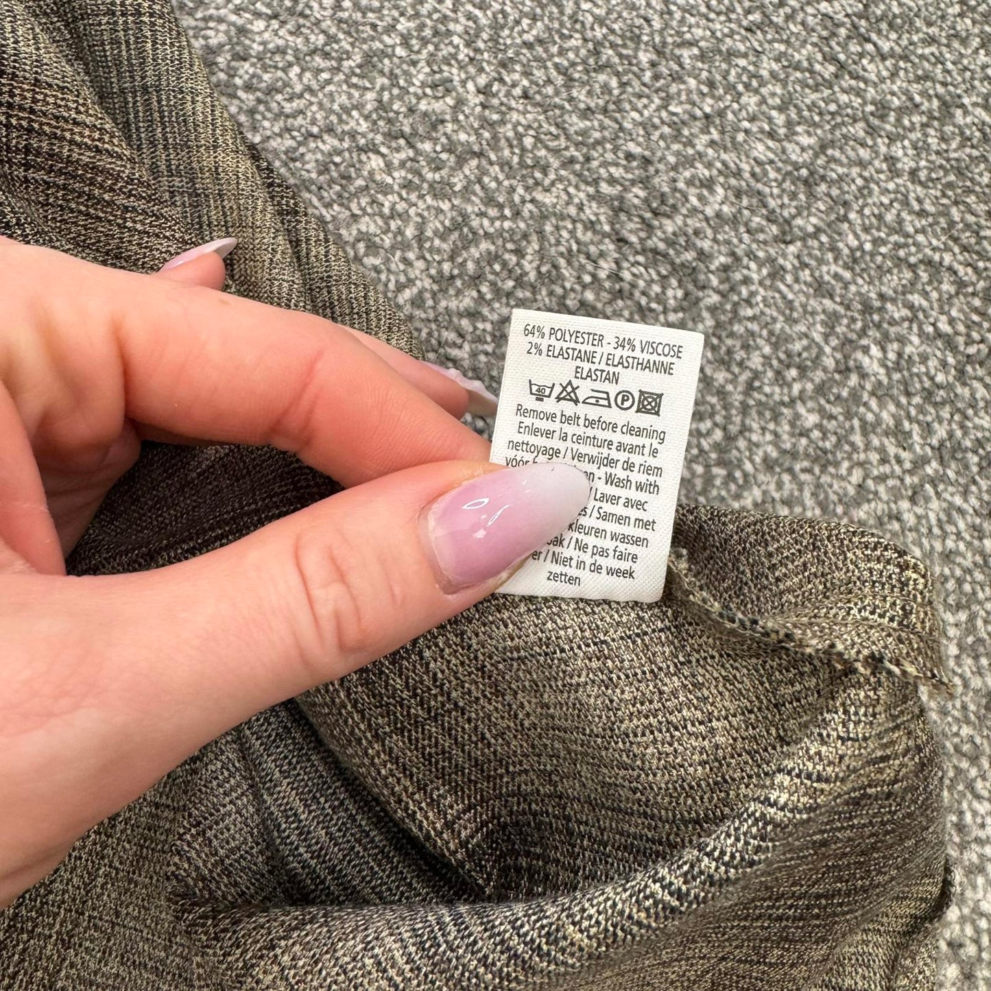 Y2K vintage tartan maxi skirt check print a line full length long