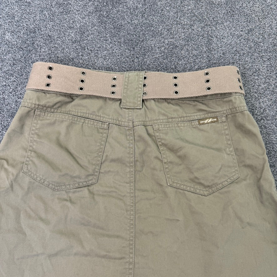 Y2K DKNY cargo mini skirt with belt