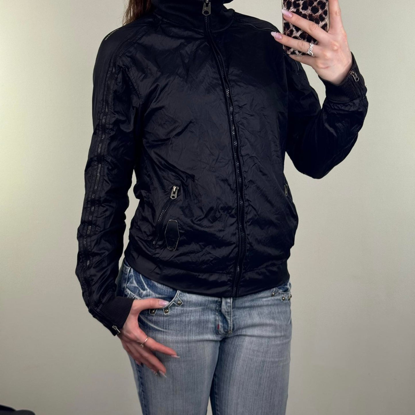 Y2K vintage G-Star Raw lightweight men's jacket zip up utility archive high neck