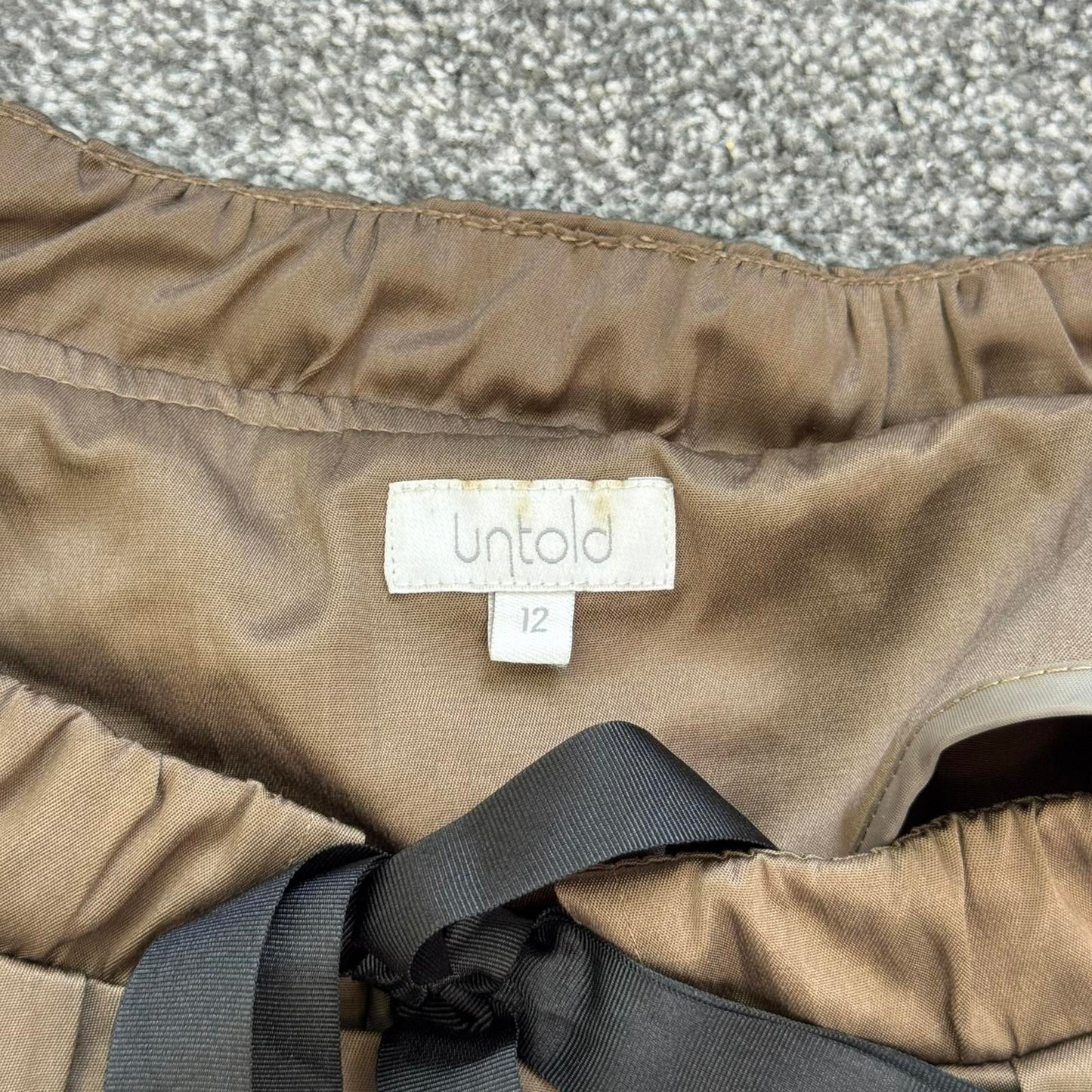 Y2K vintage archive bow lightweight jacket 3/4 sleeve bow peacoat swing