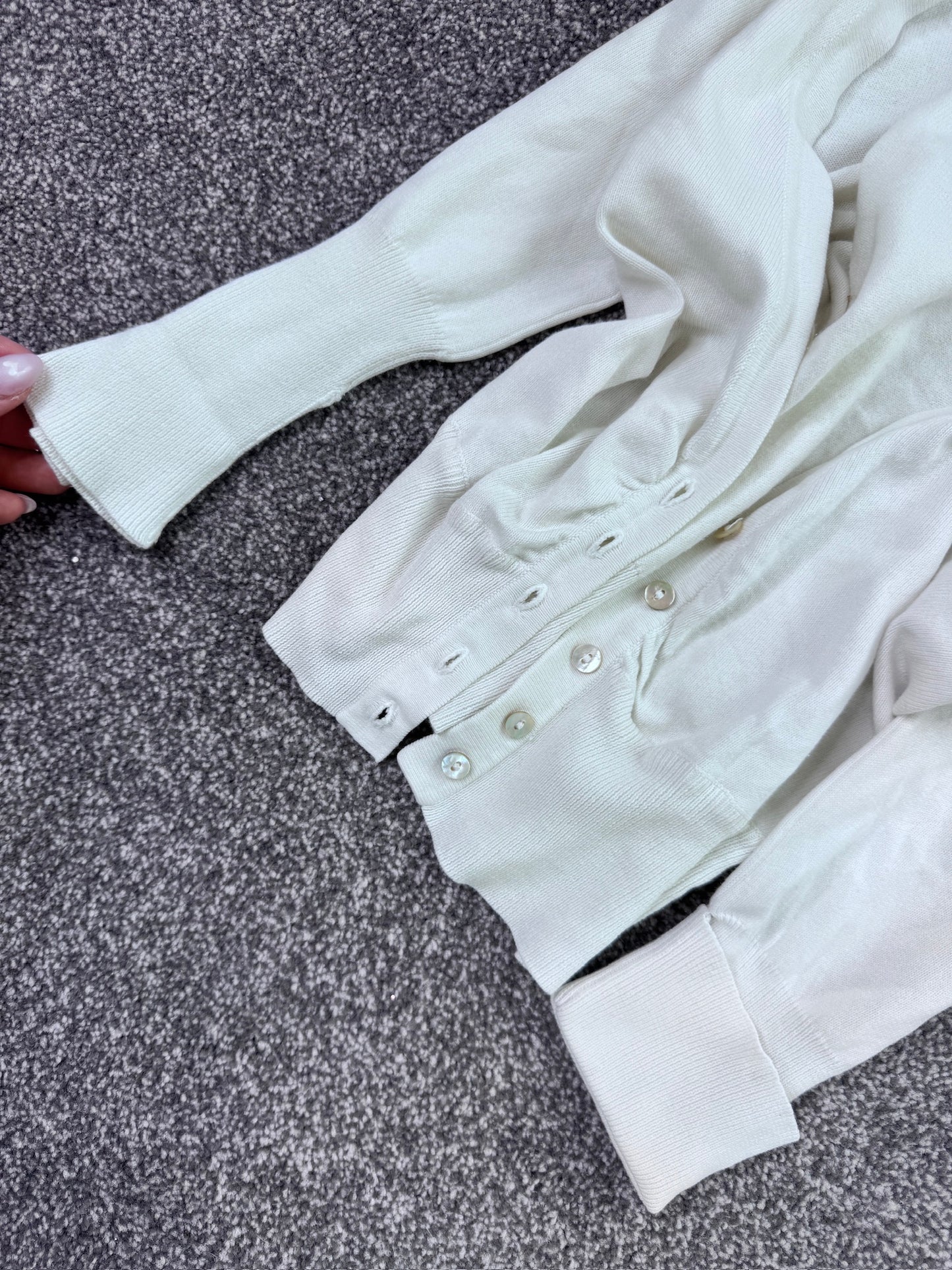 Y2K vintage short sleeve cropped cardigan