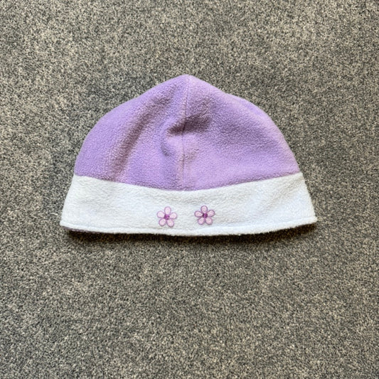 Y2K flower fleece hat