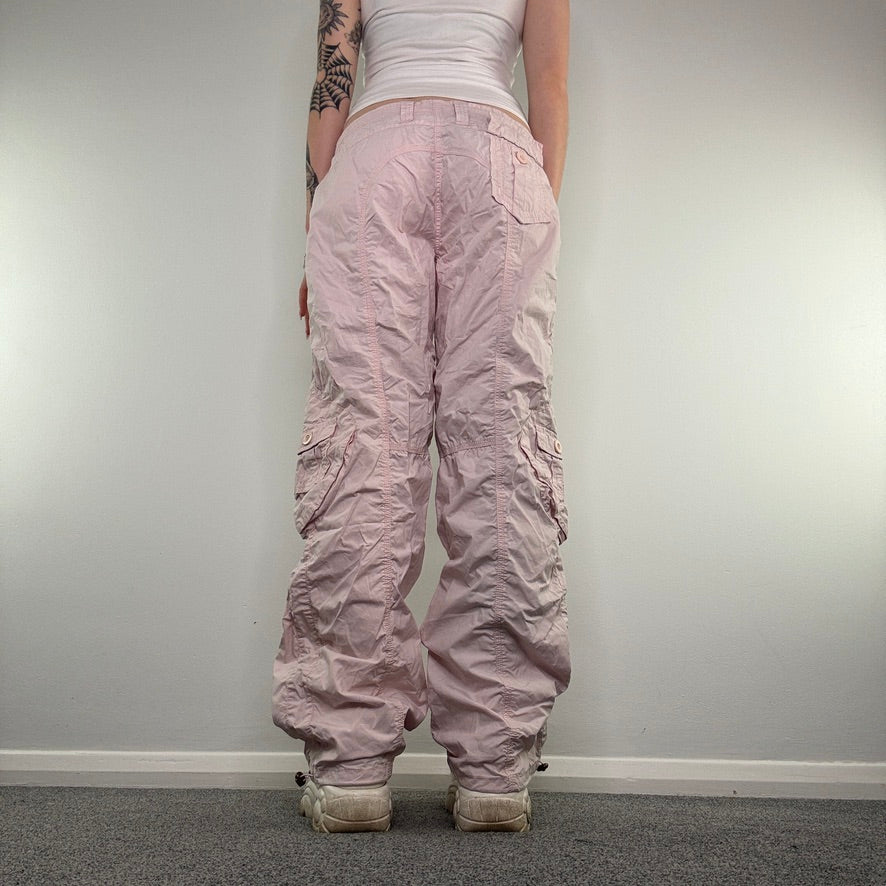 Y2K vintage low rise baggy cargo pants trousers