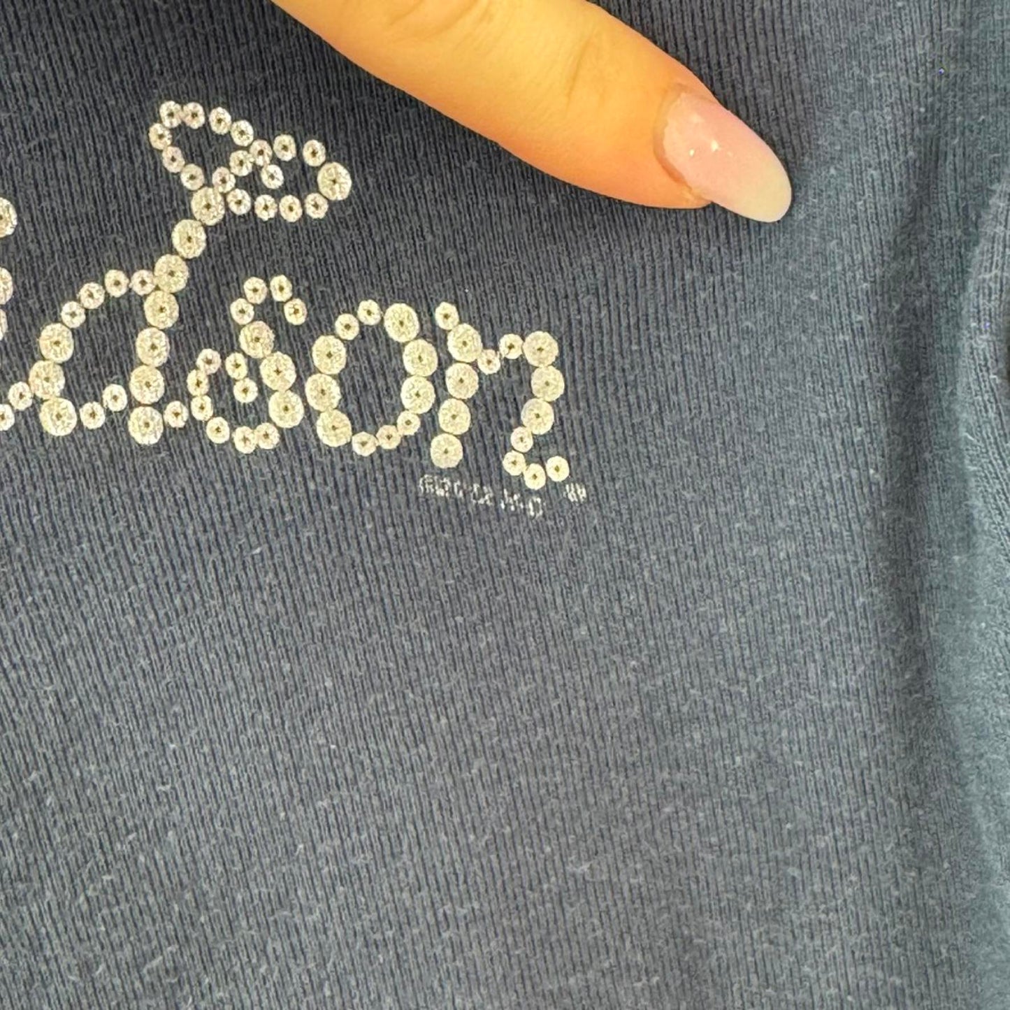 Vintage Harley Davidson long sleeve top skull filigree fleur de lis graphic