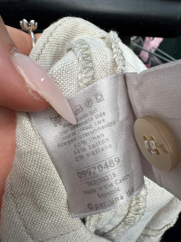 Y2K vintage Per Una linen blend maxi skirt a line