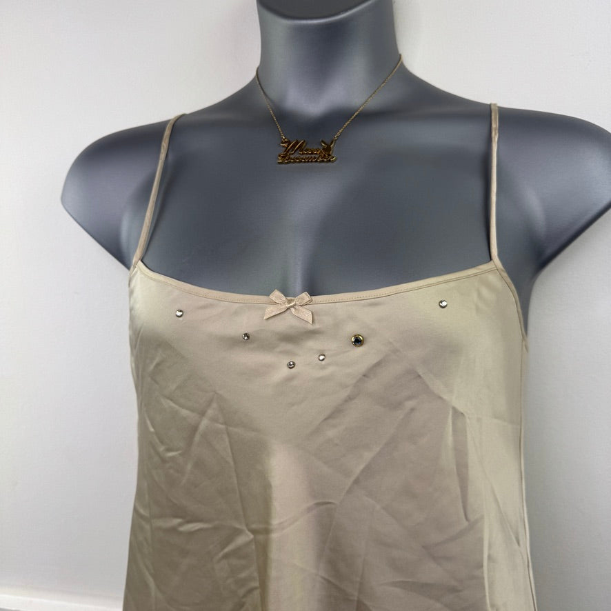 Y2K vintage Blumarine satin cami top