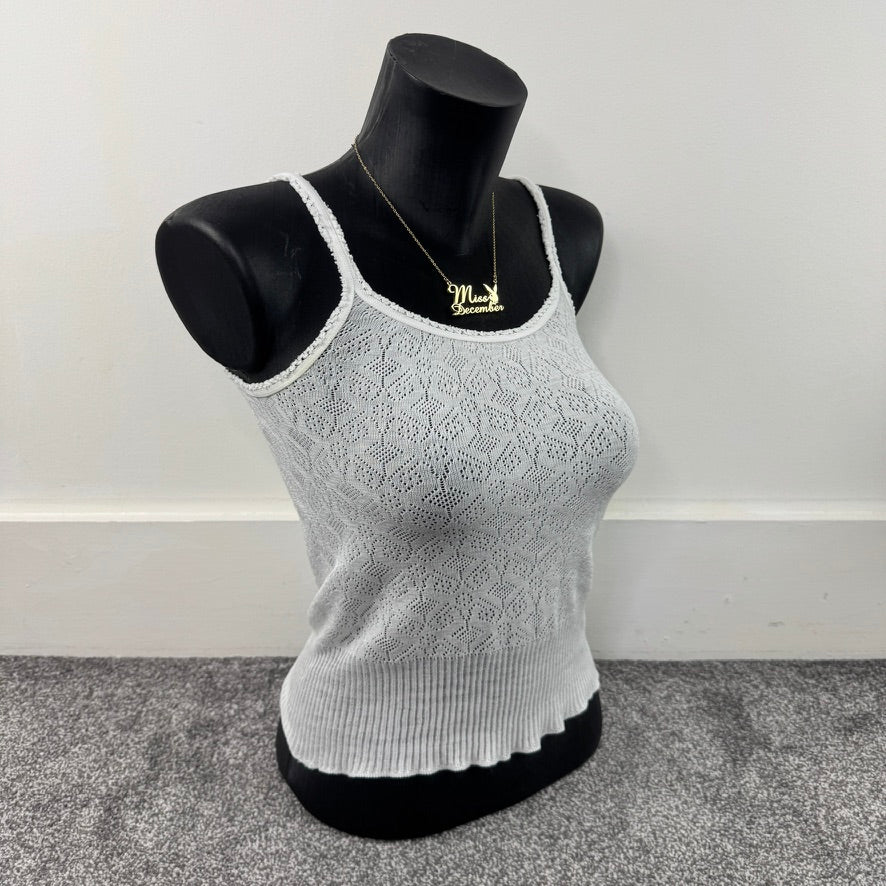 Y2K vintage fine knit cami top