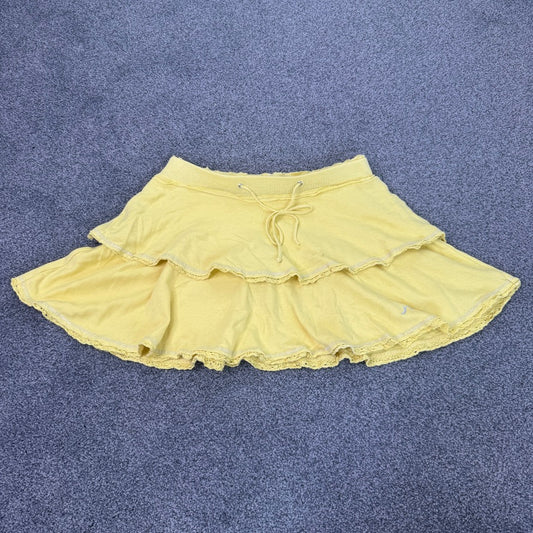 Y2K vintage rara low rise tiered mini skirt