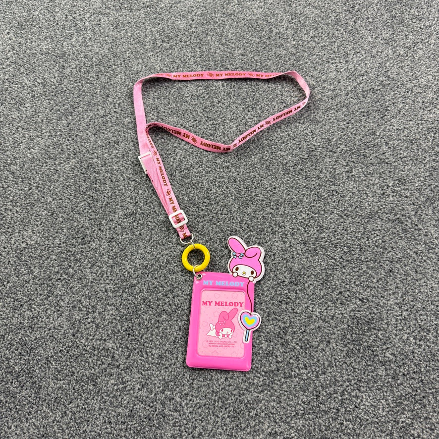 My Melody Sanrio 2010 ID card holder lanyard