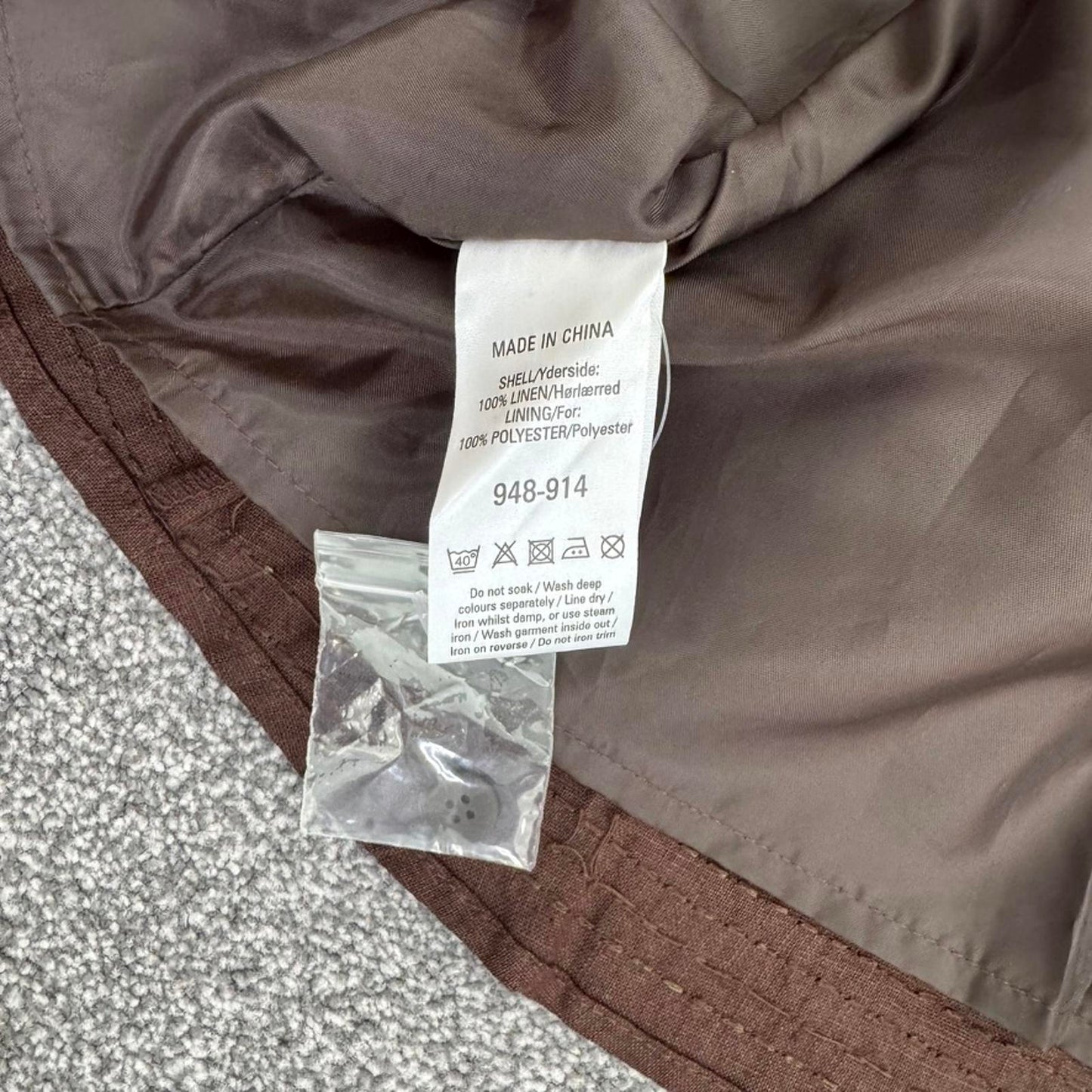 Y2K vintage 100% pure linen a line midi skirt sequin embroidered pattern bow