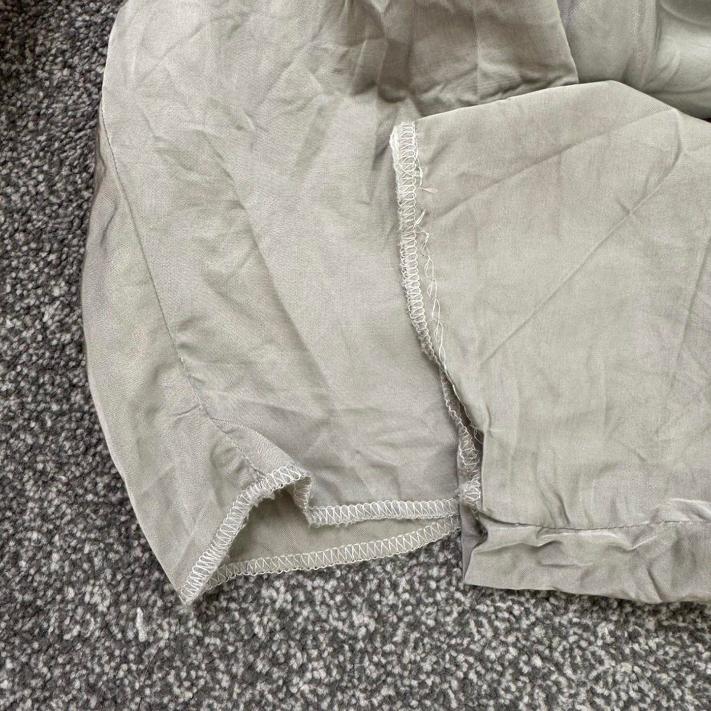 Vintage McQ Alexander McQueen silver harem pants trousers silver baggy carrot