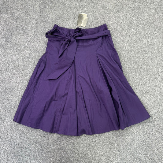 Y2K vintage floaty midi skirt with bow belt