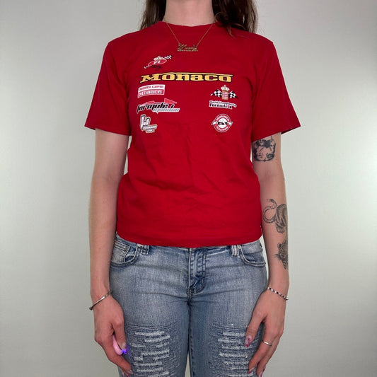 Y2K vintage Monaco F1 top