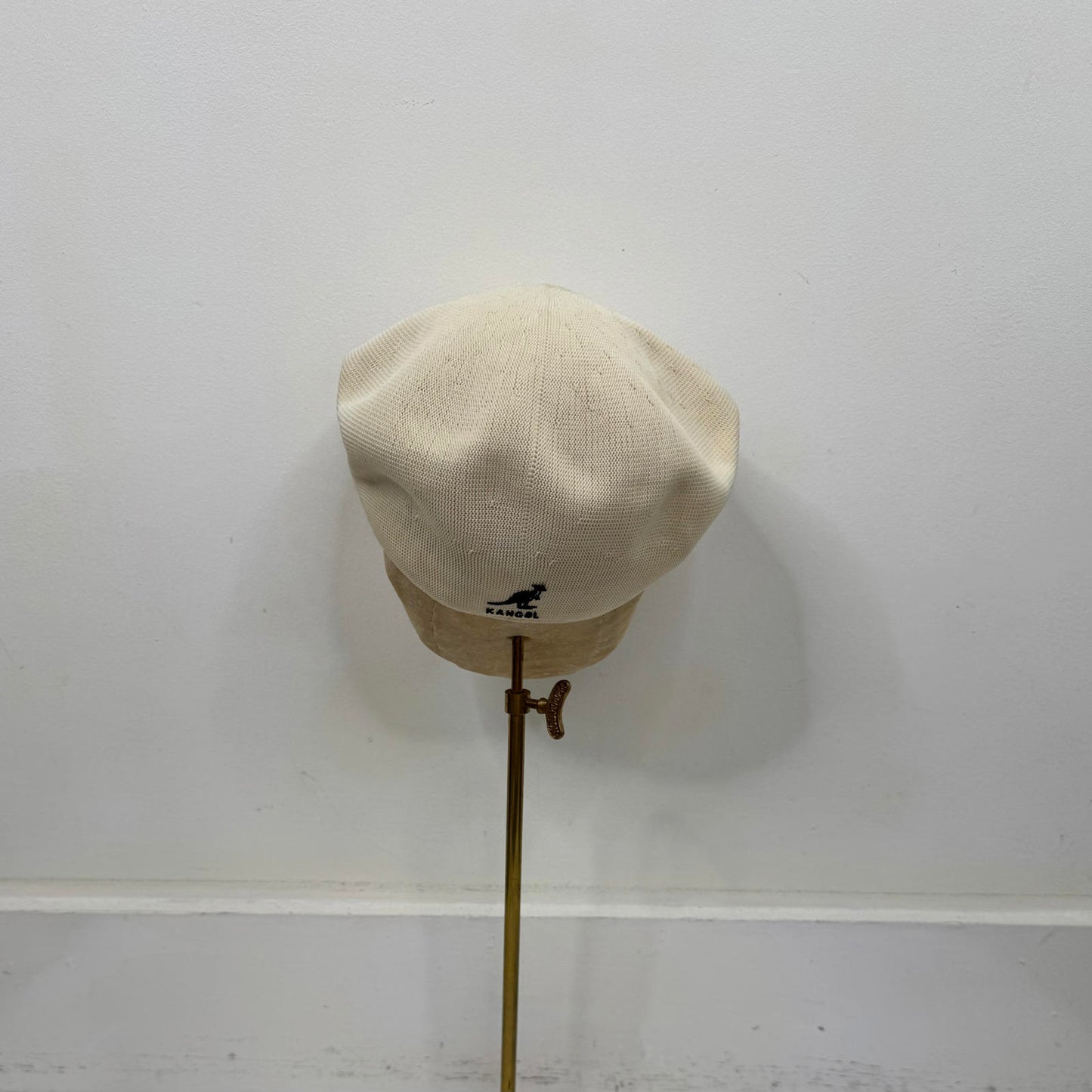 90s Y2K vintage Kangol cap beret unisex cream