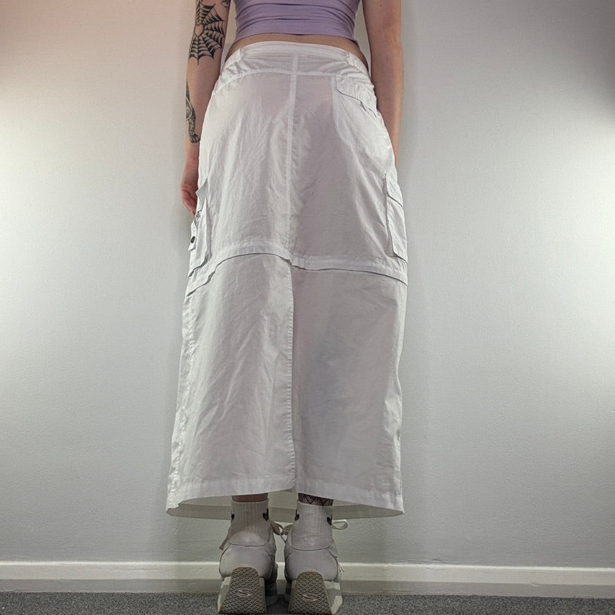 Y2K cargo maxi skirt