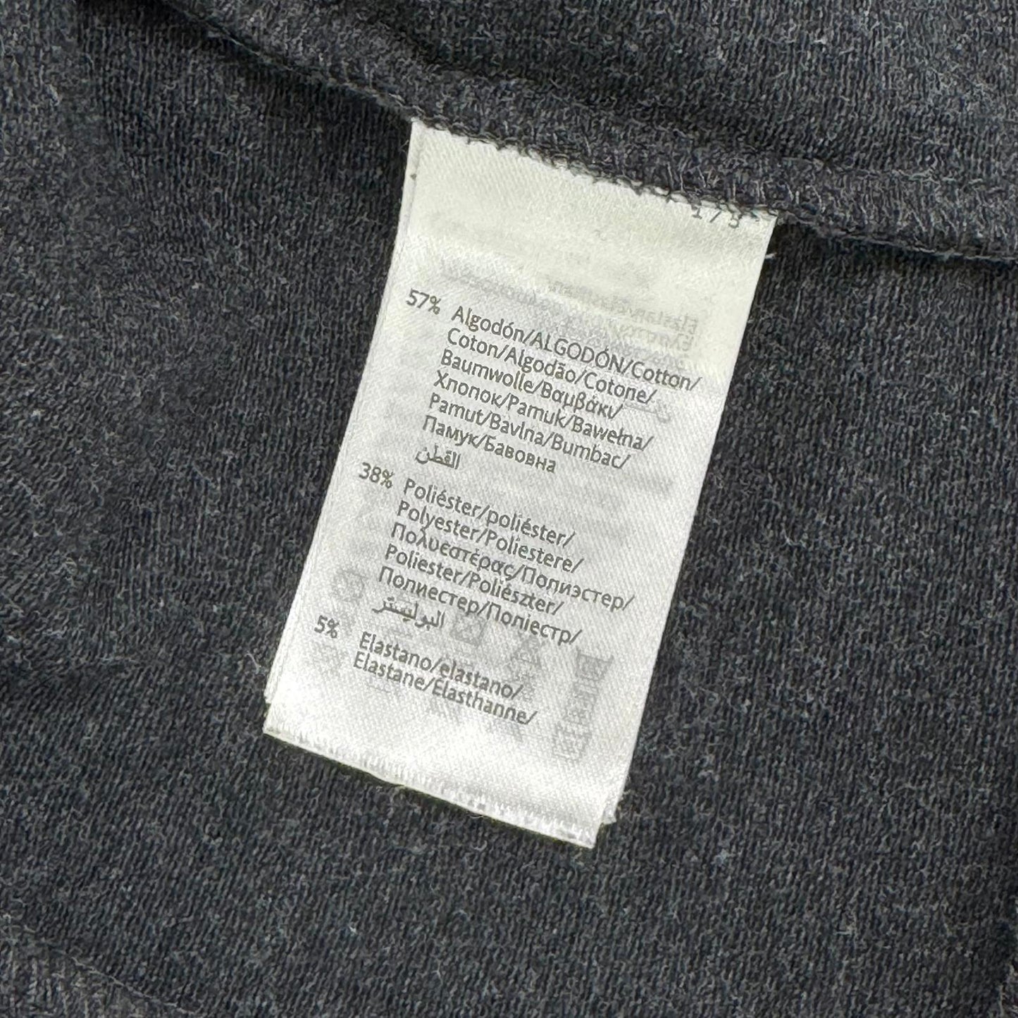 Y2K vintage zip up jumper grommet ruffle frill marl dark grey archive cropped