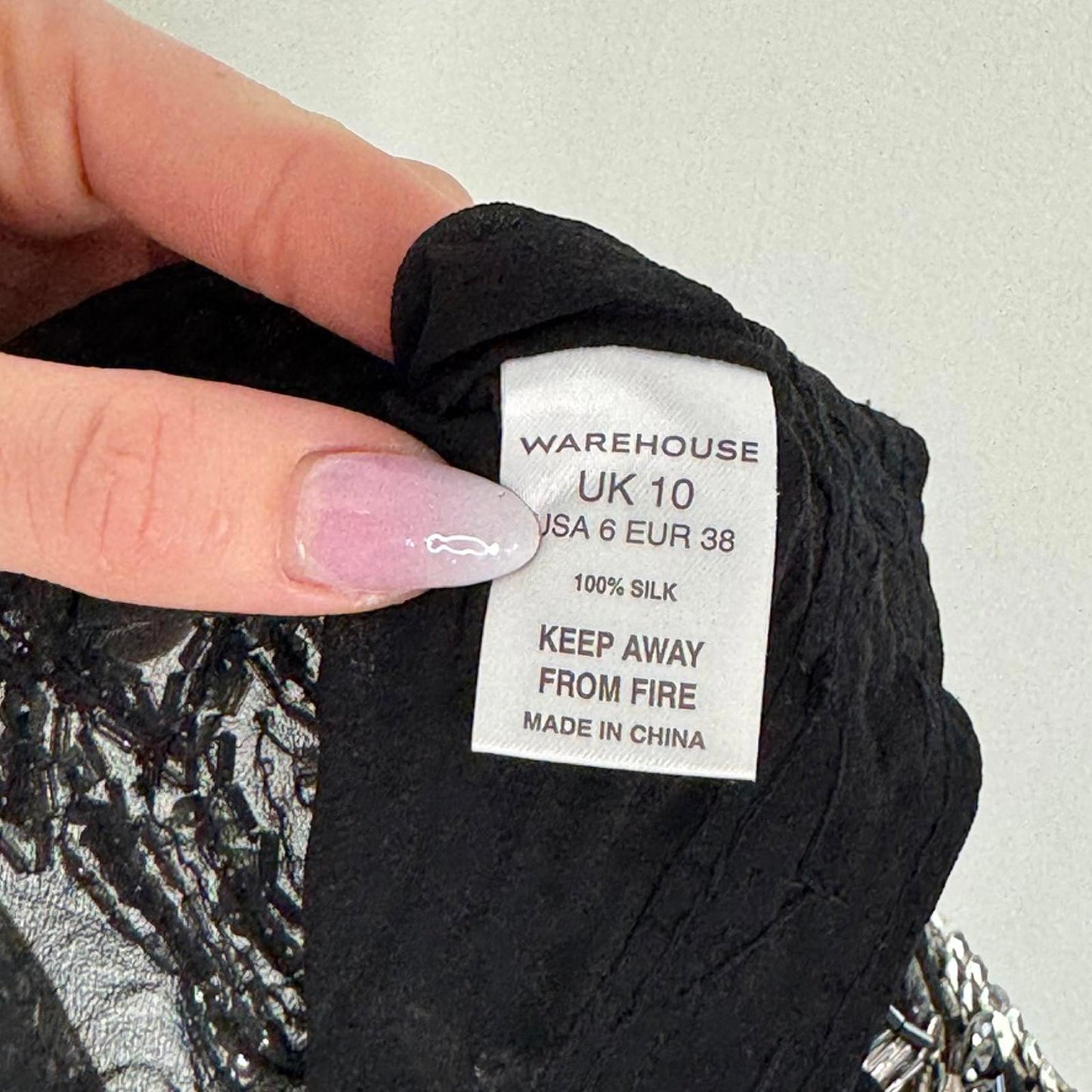 Y2K vintage 100% pure silk cropped bolero cardigan shawl sequin bow sheer v neck