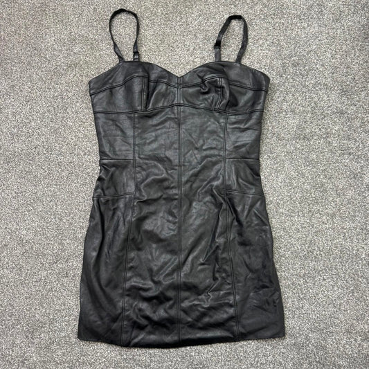 Amanda Uprichard faux leather mini dress