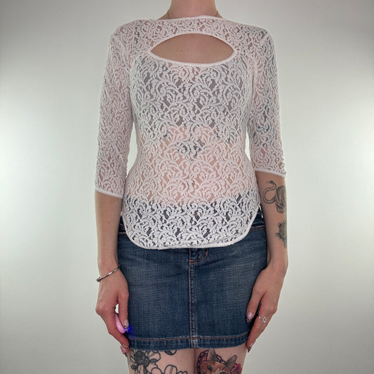 1990s Vintage Vivienne Westwood lace top