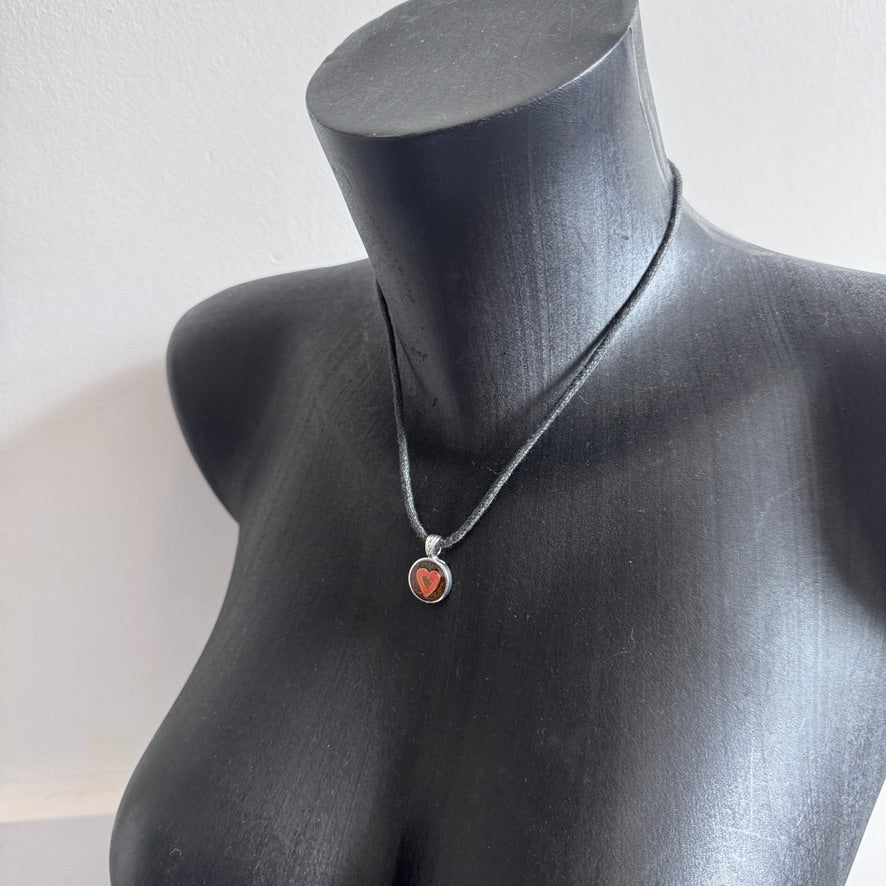 Y2K vintage heart necklace
